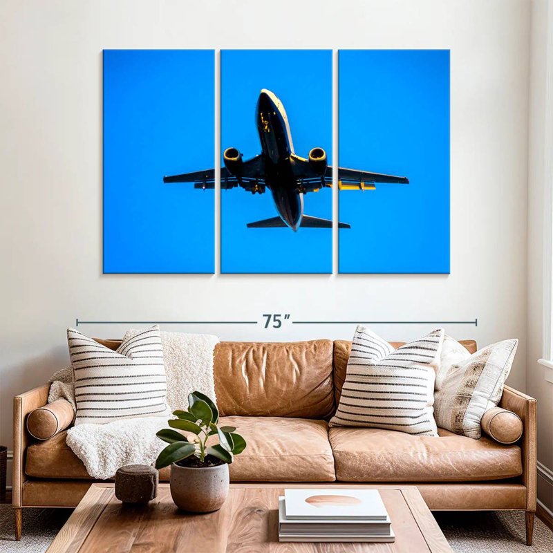 Mehar Boeing 737 Plane, 42" H x 65" W