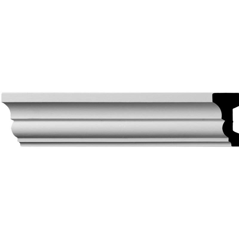 Primed White Polyurethane Classic Crown Panel Moulding