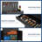 35" Tool Chest Cabinet Mobile Garage Workbench, With 2 Drawers