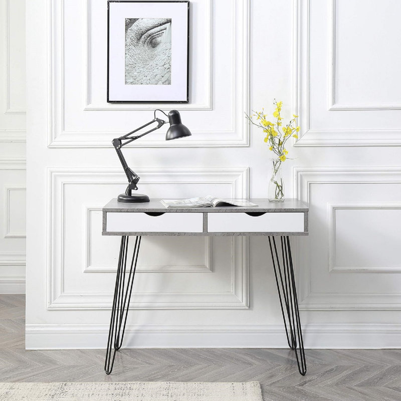 Table moderne 1Pc Laurel avec bureau et tiroirs