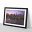 Sketch of the Vancouver Skyline - Picture Frame Painting Print on MDF-56705366-56705371