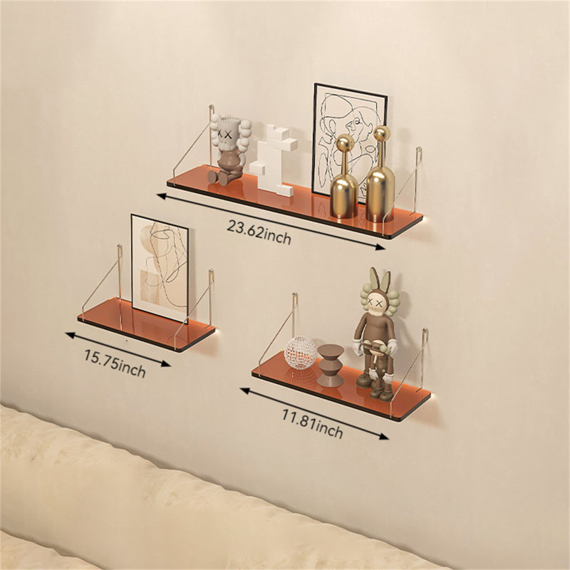 Treymon Floating Shelf, Brown