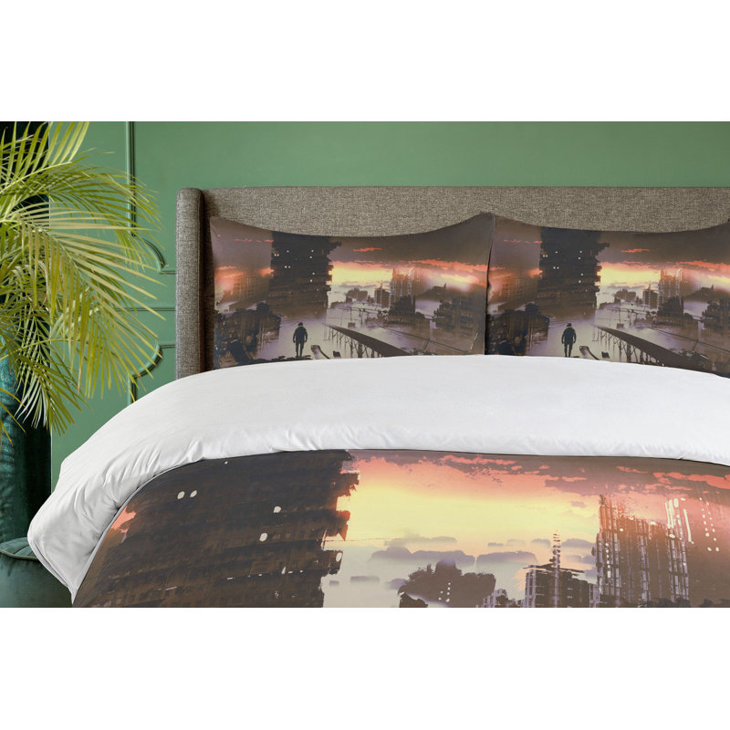 Polyester Duvet Cover, Queen Duvet Cover + 2 Pillow Sham