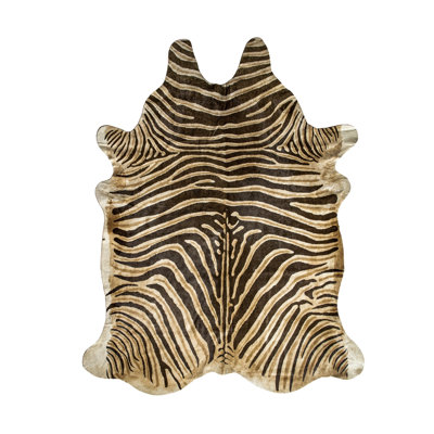 Khanna Performance Cowhide Animal Print Indoor Rug