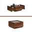 Table basse avec tiroirs pleine extension