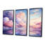Rose et bleu pastel coloré ciel III - art mural ciel-1723368404-1723368402