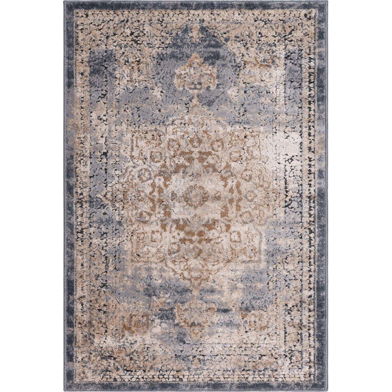 Parrado Ikat Indoor Rug, Rectangle 2'2" x 3'
