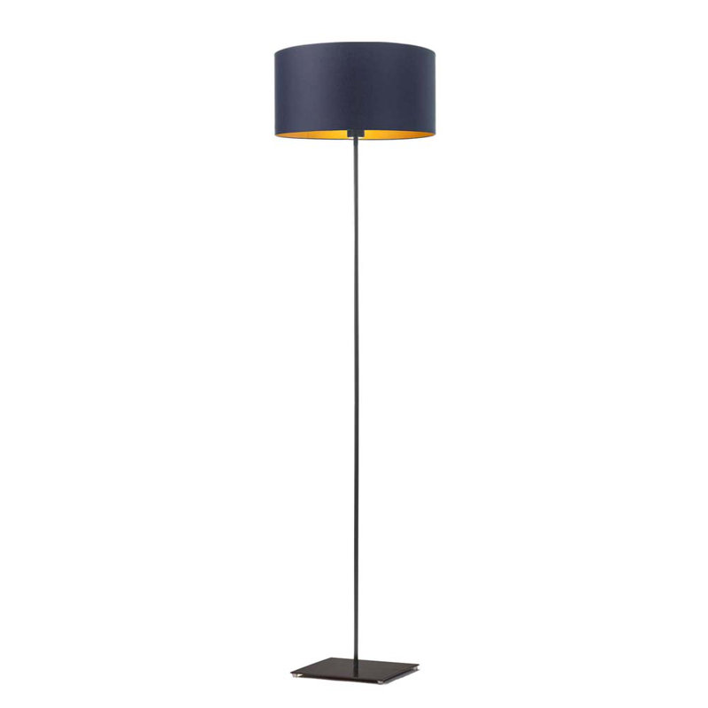 Eadey 156cm Traditional Floor Lamp, Black, Dark Grey