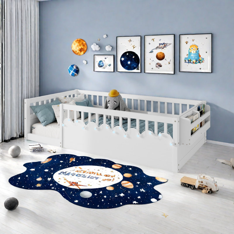 Structure de lit Montessori, Simple, Blanc