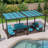 Aluminum Pergola with Canopy-81082245-87467620