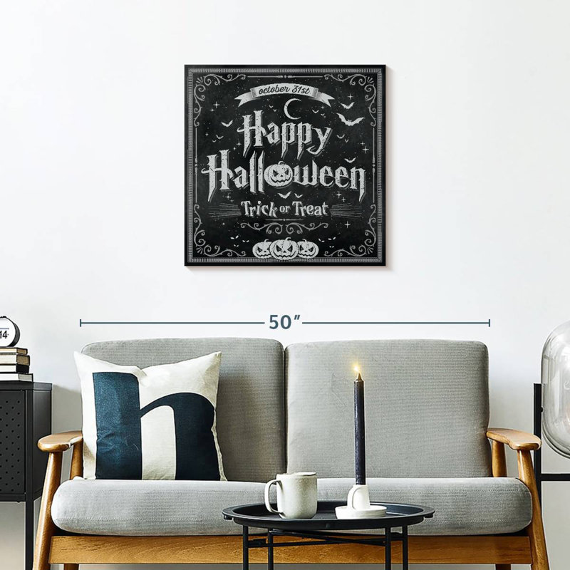 Lelend Happy Halloween, H 24 po x l 24 po