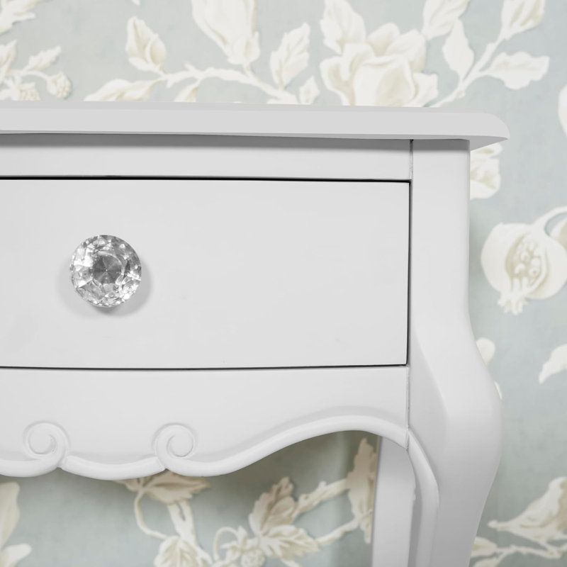 Bedside Table, White