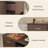 39.4" Bar Cabinet With Fridge Space and Adjustable Shelves For Kitchen Dining Room-720238197