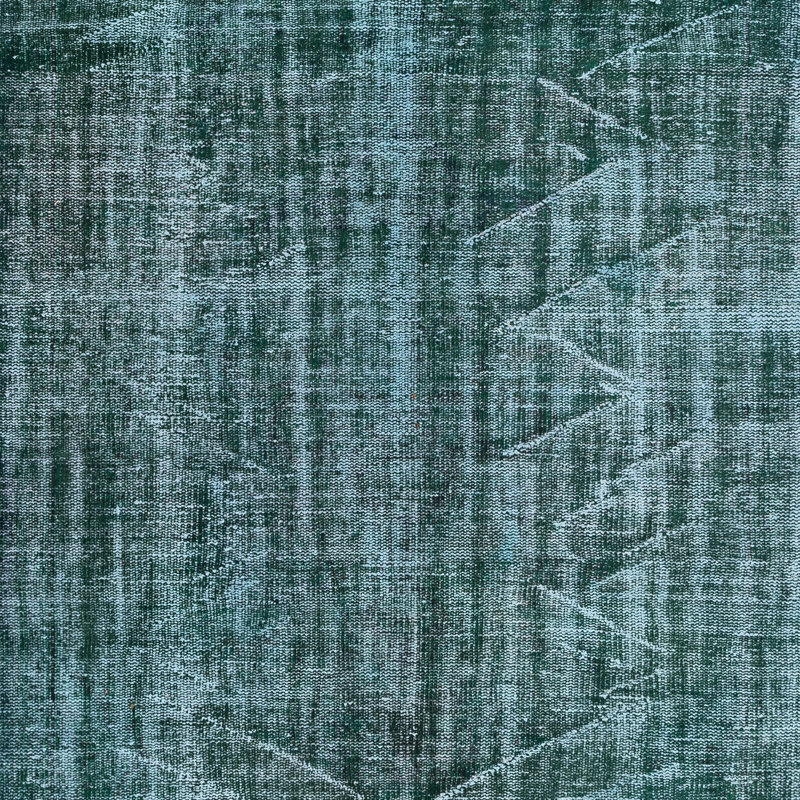 Tapis turc moderne fabriqué à la main de 5,2 x 8,6 pi avec style Shabby Elegance