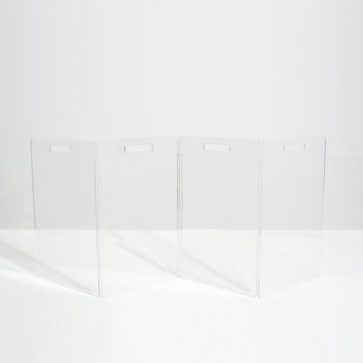 Clear Zig Zag Pet Gate