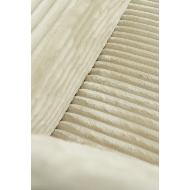 Repose-pieds / beige / moelleux, Beige