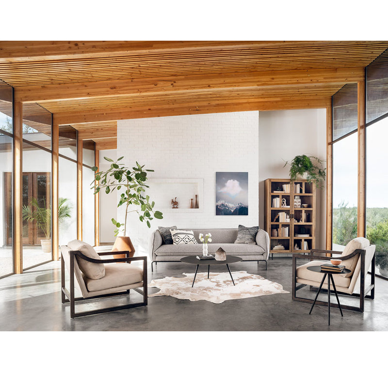 Mateo Handmade Cowhide Brown Rug