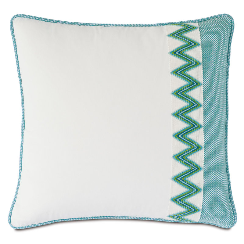 Housse et insert de coussin décoratif à garniture tissée Namale