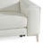 Carey - Modern White Leather Sofa W/ 2 Recliners