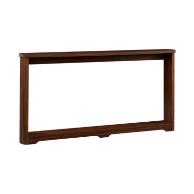 Narrow Wooden Console Sofa Table with Corrugated Texture, Ideal for Entranceways and Behind Sofas, Durable and Stylish