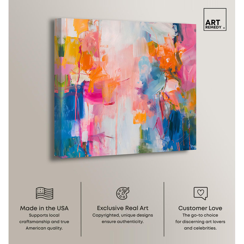 Knowing Me 12" x 12" Abstract Canvas Wall Art