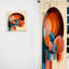 Kimbria - Formes abstraites et dessin au trait II - Rideau moderne - Velours obscurcissant - 1 panneau-32012855