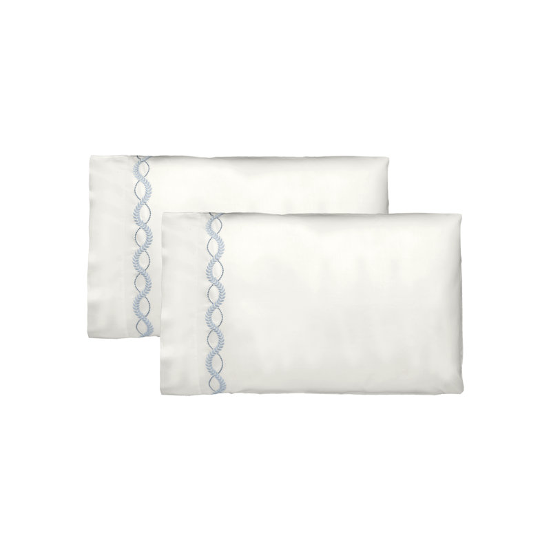Diana Embroidery By DEA Sateen Pillow Case, Standard Pillow Case