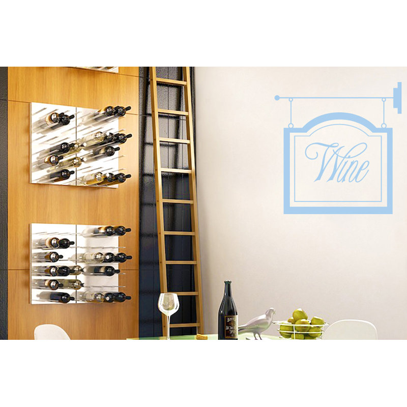 Abstract Wall Decal, Light Blue