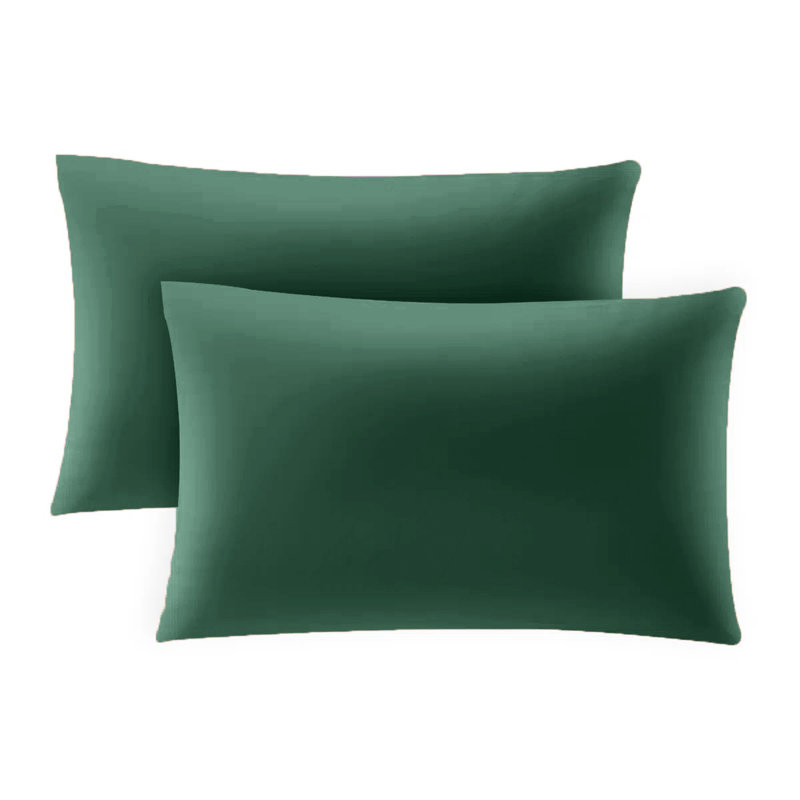 Supersoft Microfiber Pillowcases - Durable, Wrinkle Resistant & Easy Care , Green