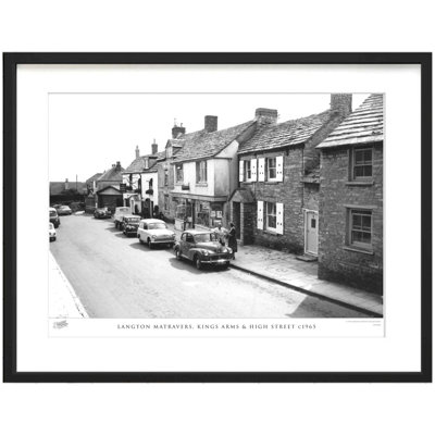 Langton Matravers, Kings Arms & High Street C1965 by Francis Frith - Single Picture Frame Print