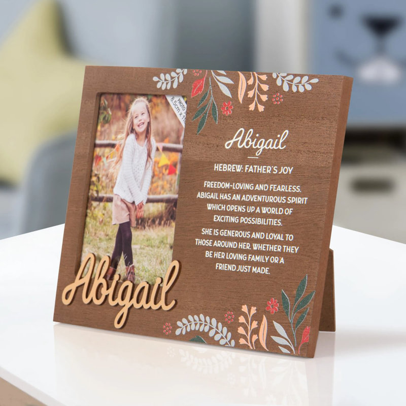 Hazella Tan Solid + Manufactured Wood Picture Frame