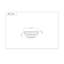 Modern Ceramic Oval Vessel Bathroom Sink with Overflow
