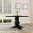 Morriston Round 60-inch Pedestal Base Dining Table Black-461630621