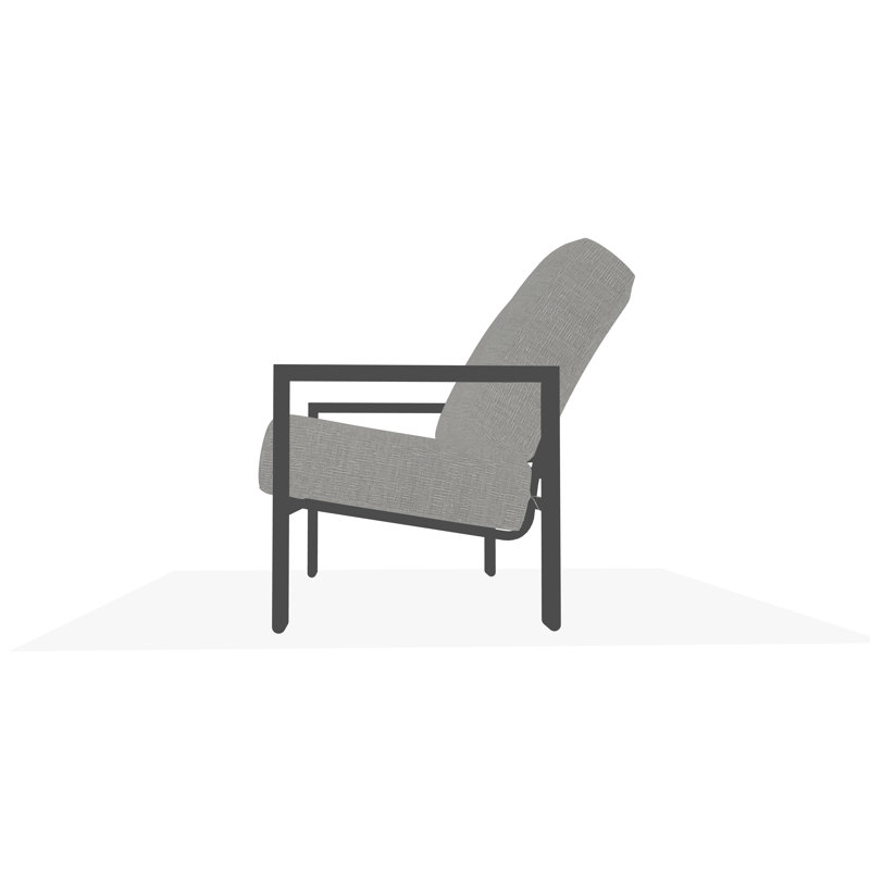 Causeuse Larssen, Toile de ramie nuage, Graphite