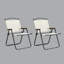 2 Piece Beige Folding Outdoor Chair – Portable & Supportive For Camping, Beach, Bbq, & Patio