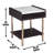 Askar End Table with Storage