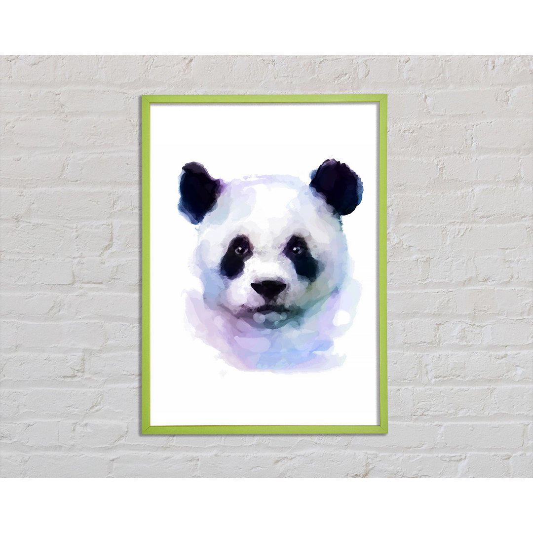 Panda Face - Einzelner Bilderrahmen Kunstdrucke