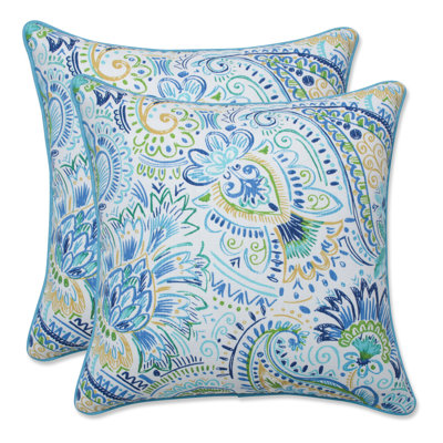 Gilford Festival Outdoor Square Pillow Cover & Insert
