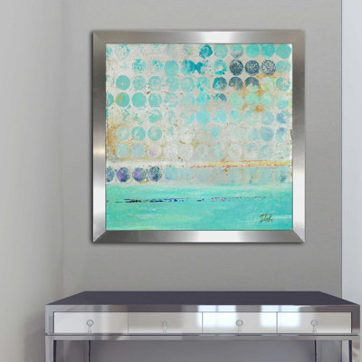 «Dots on Silver», reproduction de peinture acrylique