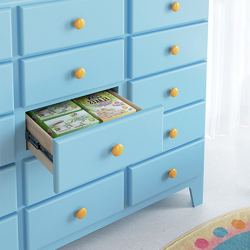Commode décorative à 15 tiroirs Identique, Bleu