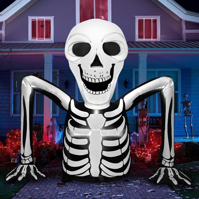 5.5FT LED Inflatable Skeleton for Halloween