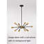 Lustre sphérique Spoutnik 12 lumières Rempe