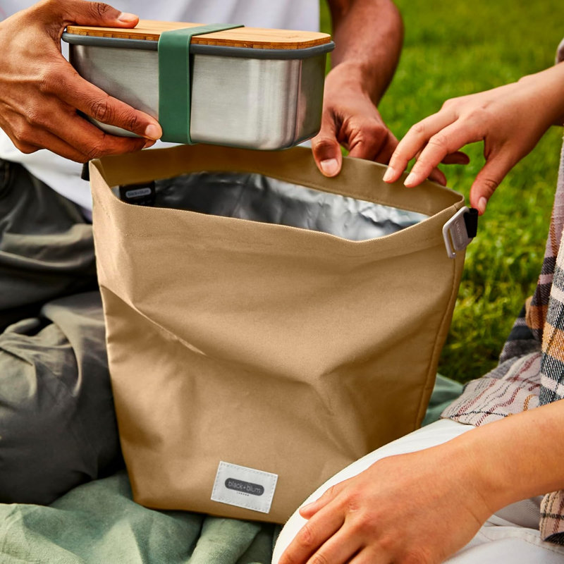 Black+Blum Polyethylene Insulated Lunch Bag, Clay