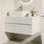 Meuble-lavabo flottant mural blanc 31,5 po Yovani-999172241