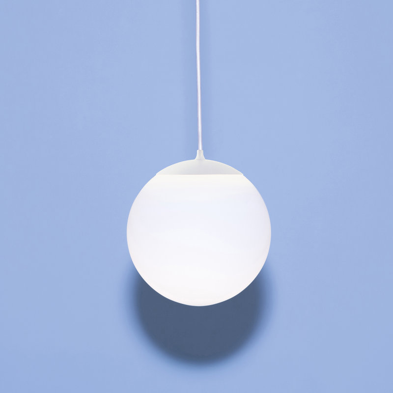 Drop 1 - Light Single Pendant, 8" H x 8" W x 8" D