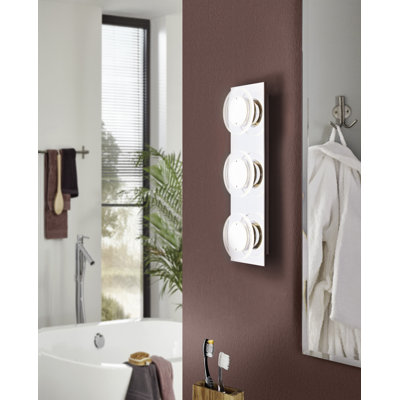 18 in. 3 -Light Track Kit with and