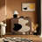 Modern art pattern solid wood sideboard-104471049