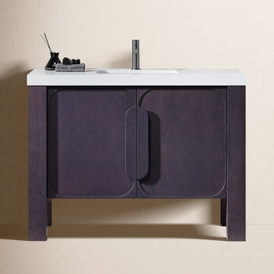 48" Oak Single Bathroom Vanity