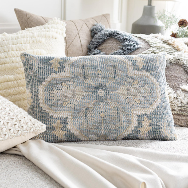 Alain Rectangular Pillow Cover, Polyester/Polyfill