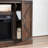 Farmhouse Classic Media TV Stand Entertainment Console For TV Up To 50" With 18" Electric Fireplace Insert With Open And Closed Storage Space, 47"W*15.5"D*30.75"H